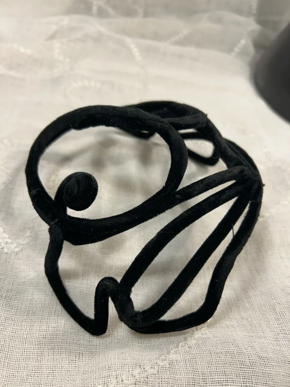 Vintage cage headpiece halo piece - Picture 4 of 6